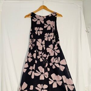 Designer Indikah Floral Sleeveless Dress - new with tags! Black and Gray